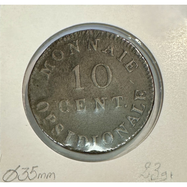 10 CENT NAPOLEON Ier (1814 R) Pièce...
