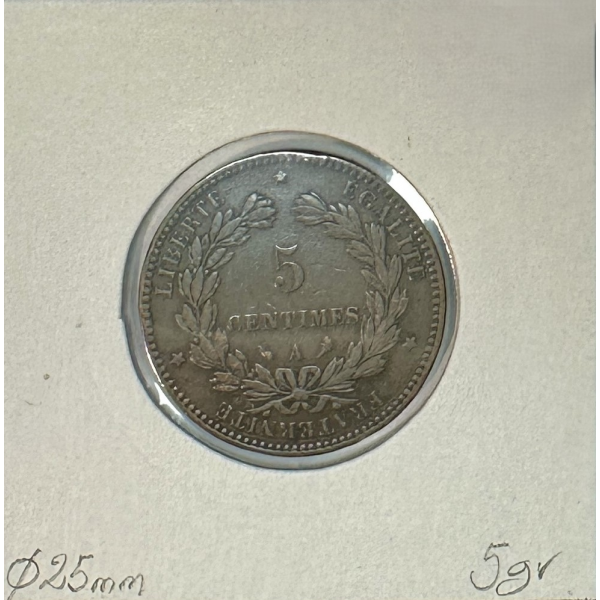 5 CENTIMES CERES (1896 A) Paris...