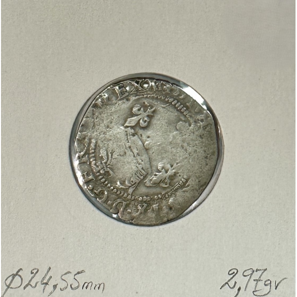 DOUBLE SOL CHARLES IX 1571R (Parisis...