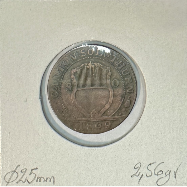 SUISSE SOLOTHURN - 1 BATZEN 1809 -...