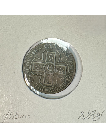 SUISSE SOLOTHURN - 1 BATZEN 1826 - Pièce de Monnaie en Billon // Qualité : TTB