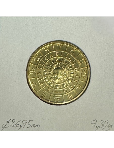 SAINT-MARIN - 5 Euro Commémorative 2021 en CU.AL.NI // SUP (Capricorne)