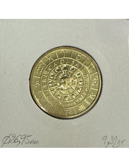 SAINT-MARIN - 5 Euro Commémorative 2021 en CU.AL.NI // SUP (Poisson)