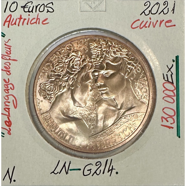AUTRICHE - 10 EURO EN CUIVRE - 2021...
