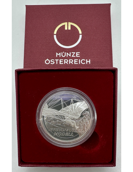 AUTRICHE - PIECE DE 20 EURO EN ARGENT BE (2019) Der Traum vom Fliegen