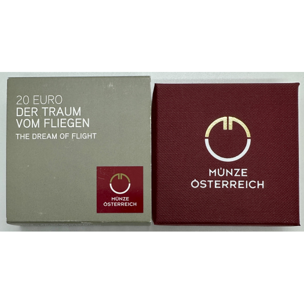 AUTRICHE - PIECE DE 20 EURO EN ARGENT...