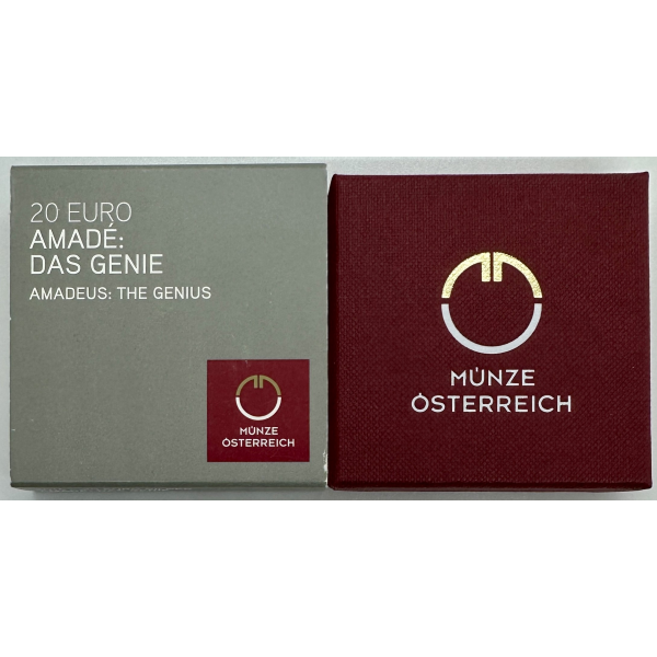 AUTRICHE - PIECE DE 20 EURO EN ARGENT...