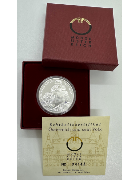 AUTRICHE - PIECE DE 10 EURO EN ARGENT BE (2002) - COFFRET BELLE EPREUVE