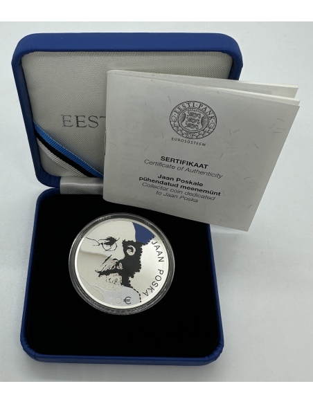 ESTONIE - PIECE DE 10 EURO EN ARGENT BE (2016) - COFFRET BELLE EPREUVE