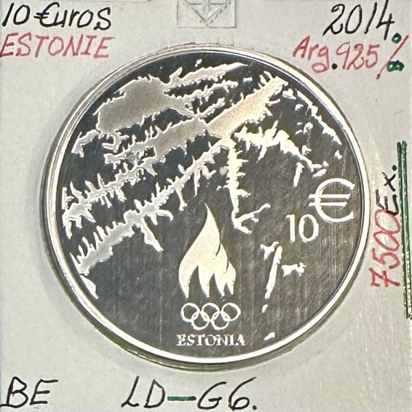 ESTONIE - PIECE DE 10 EURO EN ARGENT...