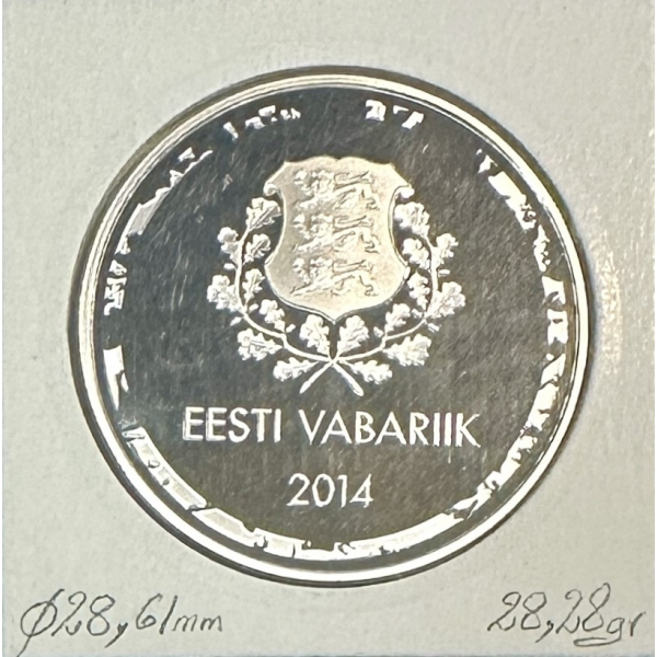 ESTONIE - PIECE DE 10 EURO EN ARGENT...