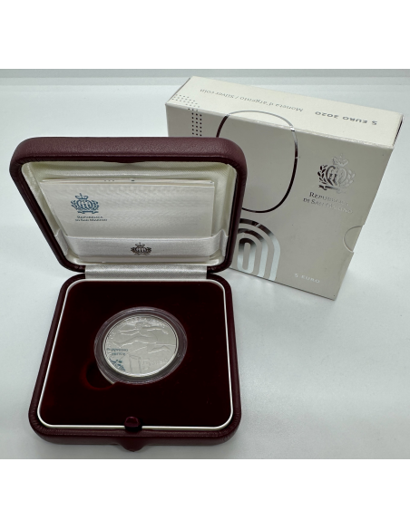SAINT-MARIN - 5 Euro Commémorative 2020 en Argent // Coffret BE