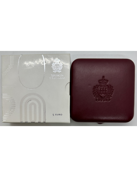 SAINT-MARIN - 5 Euro Commémorative 2020 en Argent // Coffret BE