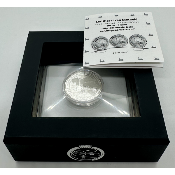 BELGIQUE - PIECE DE 5 EURO EN ARGENT...