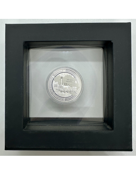 BELGIQUE - PIECE DE 5 EURO EN ARGENT BE (2020) - COFFRET BE (Train)