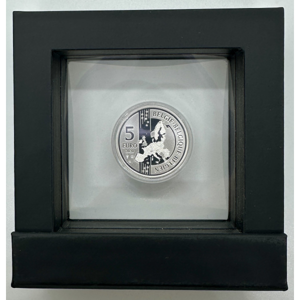 BELGIQUE - PIECE DE 5 EURO EN ARGENT...