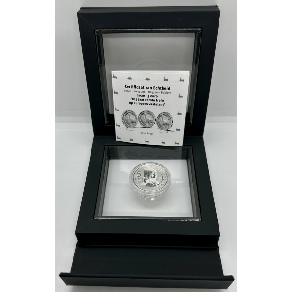 BELGIQUE - PIECE DE 5 EURO EN ARGENT...