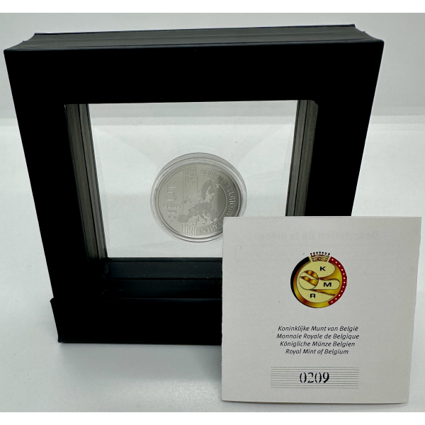 BELGIQUE - PIECE DE 5 EURO EN ARGENT...