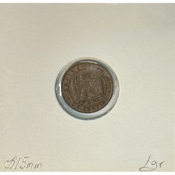 1 CENTIME NAPOLEON III - 1854D -...