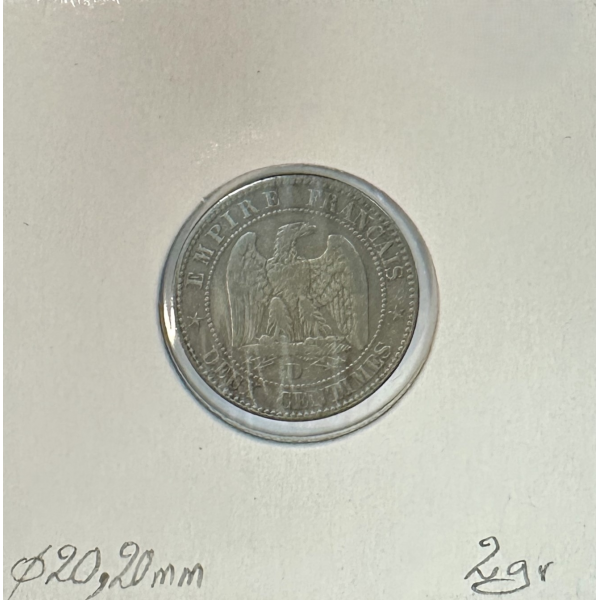 2 CENTIMES NAPOLEON III - 1855D -...