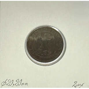2 CENTIMES NAPOLEON III - 1854D - Pièce de monnaie en... 2