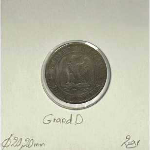 2 CENTIMES NAPOLEON III - 1853D - Pièce de monnaie en... 2