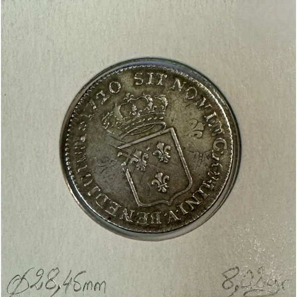 1/3 ECU de France - LOUIS XV - 1720...