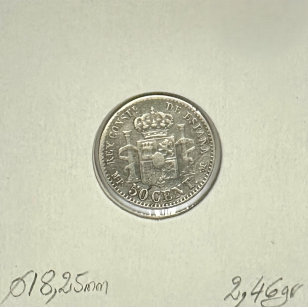 ESPAGNE - 50 CENTIMOS 1889 - Pièce de Monnaie en Argent... 2