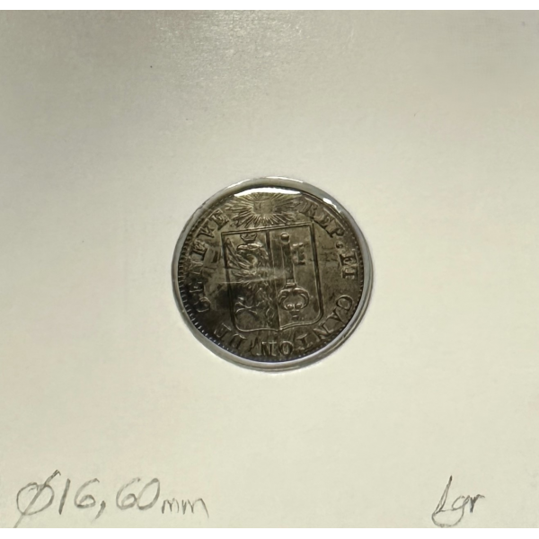 SUISSE CANTON GENEVE - 1 SOL 1825 -...