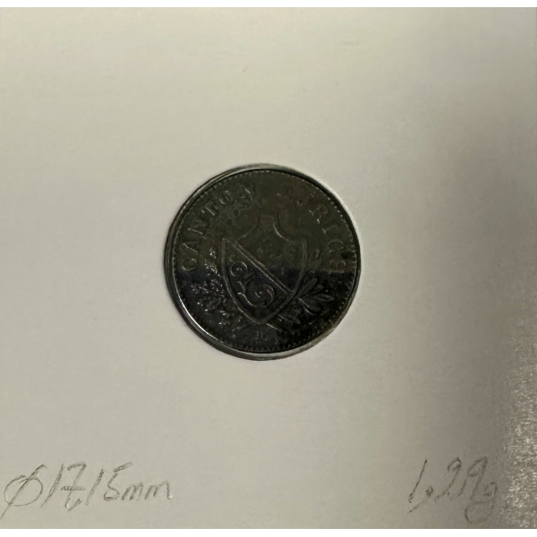 SUISSE - 2 Rappen 1842 D - Pièce de...