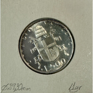 VATICAN - 500 LIRES 1980 - Pièce de Monnaie en Argent //... 2