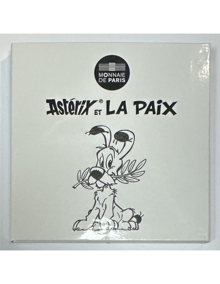 PIECE DE 50 EURO EN ARGENT (2015) ASTERIX ET LA PAIX (IDEFIX) MONNAIE DE PARIS