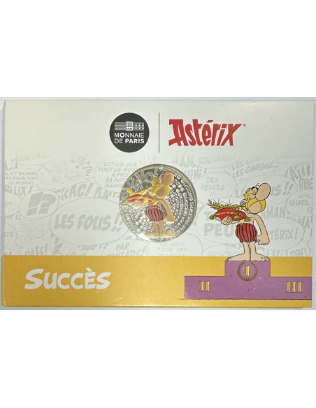 France - 50 Euro 2022 - Monnaie Colorisée en Argent // ASTERIX SUCCES