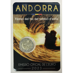 ANDORRE - 2 Euro Commémorative 2023 (Fêtes du solstice...