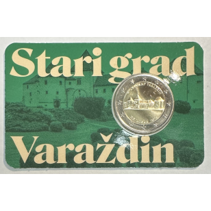 CROATIE - 2 EURO 2024  - Vieille Ville de Varazdin //...