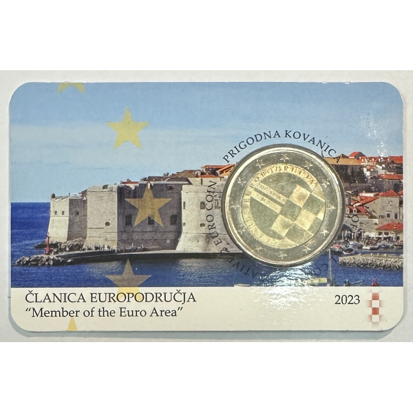 CROATIE - 2 EURO 2023  - Adhésion de...