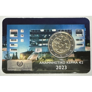 CHYPRE - 2 EURO (2023) BANQUE CENTRALE // COIN CARD