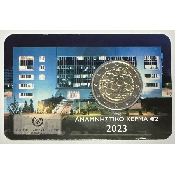 CHYPRE - 2 EURO (2023) BANQUE...