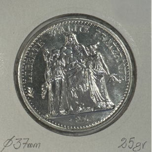 10 FRANCS HERCULE - 1972 - Pièce de monnaie en Argent //... 2