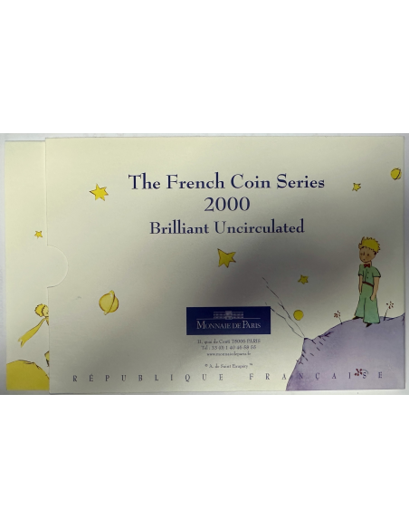 Coffret BU 2000 - Le Petit Prince Collection de l'An 2000 (La Monnaie de Paris)
