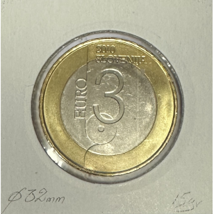 SLOVENIE - 3 EURO - 2010 - L'Unesco // Qualité : TTB 2