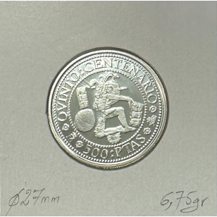 ESPAGNE - 500 PESETAS 1989 - Pièce de Monnaie en Argent... 2