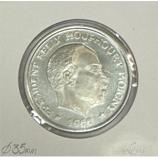 COTE D'IVOIRE - 10 FRANCS (1966) Monnaie en ARGENT //... 2