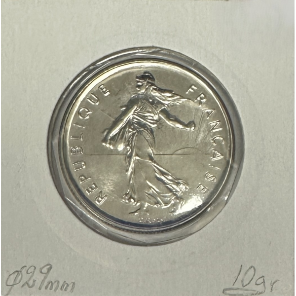 5 FRANCS SEMEUSE - 1991 "Frappe...