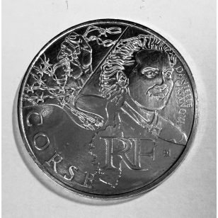 Corse 2012 - 10 Euro des Régions en Argent