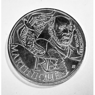 Martinique 2012 - 10 Euro des Régions en Argent