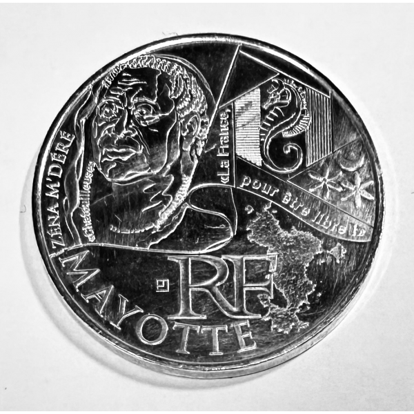 Mayotte 2012 - 10 Euro des Régions en...