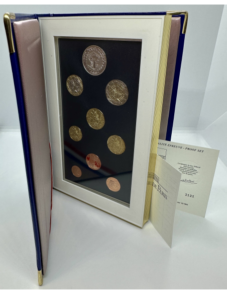 France - Coffret Belle Epreuve 2005 - Incluant la Pièce de 5 Euro en Argent