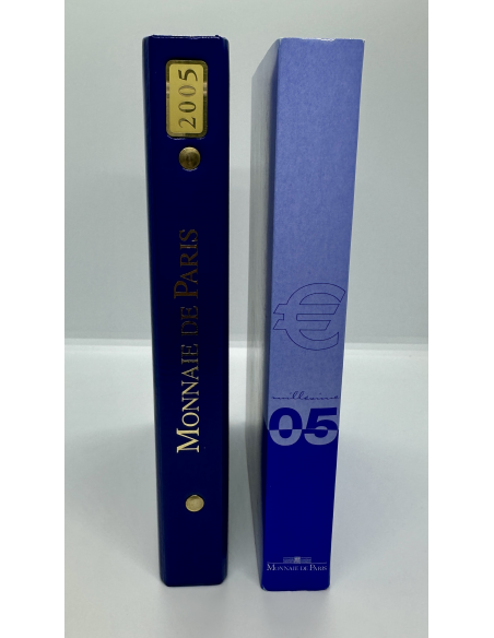 France - Coffret Belle Epreuve 2005 - Incluant la Pièce de 5 Euro en Argent