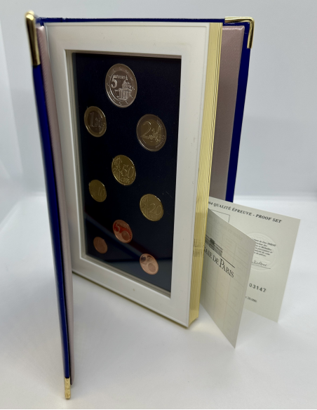 France - Coffret Belle Epreuve 2004 - Incluant la Pièce de 5 Euro en Argent